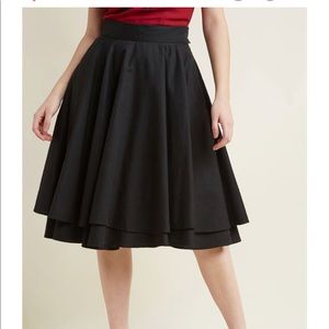 ModCloth Moon brand midi skirt